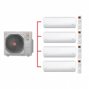 Мульти сплит система на 4 комнаты Royal Clima 4RMX-28HN/OUT + RCI-TMN09HN х4