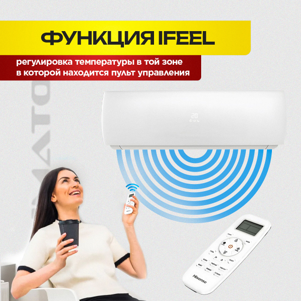 Сплит-система Hisense AS-07UW4RYRKB00 + Стандартный монтаж !