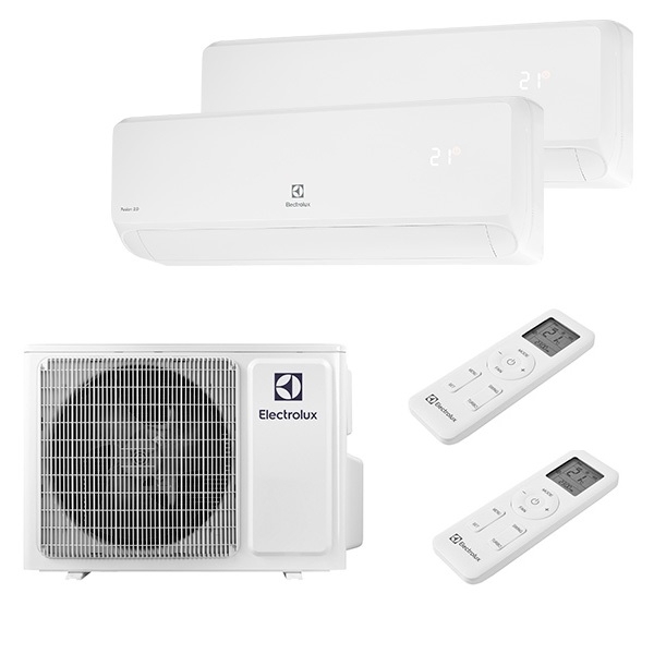 Мульти сплит-система на 2 комнаты Electrolux EACO/I-24 FMI-3 / EACS/I-09 HMB + EACS/I-18 HMB 